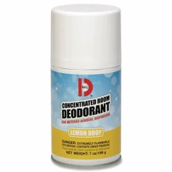Big D Industries Metered Concentrated Room Deodorant, 7 oz Aerosol Spray, 12/Carton