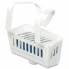 Big D Industries Non-Para Toilet Bowl Block, Lasts 30 Days, Evergreen Scent, White, 12/Box