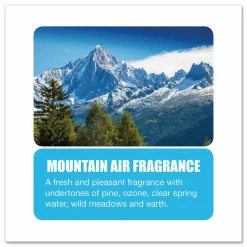 Big D Industries Water-Soluble Deodorant, Mountain Air, 1 gal Bottle, 4/Carton