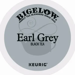 Bigelow Earl Grey Tea K-Cup Pack, 24/Box, 4 Box/Carton