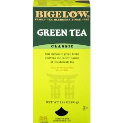 Bigelow Green Tea Bags, Box Of 28 Bags
