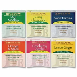 Bigelow Herbal Assortment Tea Bags, 28 Per Box, Carton Of 6 Boxes