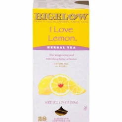 Bigelow I Love Lemon Tea Bags, Box Of 28