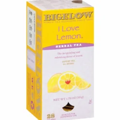 Bigelow I Love Lemon Tea Bags, Box Of 28