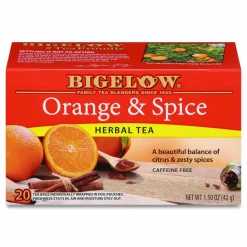 Bigelow Orange and Spice Herbal Tea, 28/Box