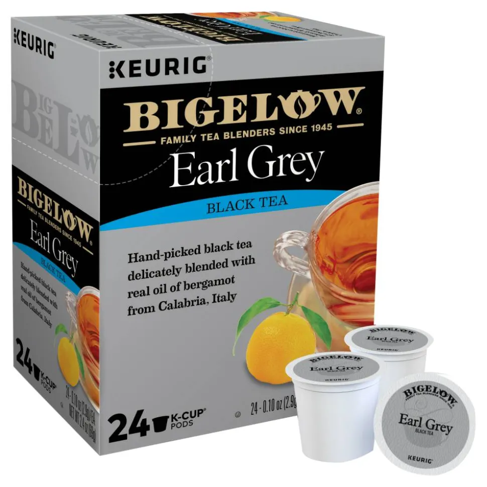 Bigelow Single-Serve K-Cup Pods, Earl Grey Tea, Box Of 24