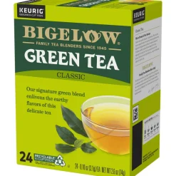 Bigelow Single-Serve K-Cup Pods, Green Tea, Box Of 24