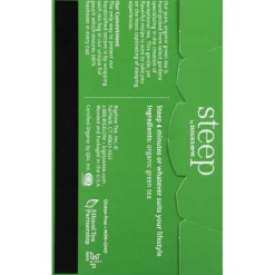 Bigelow steep Tea, Pure Green, 0.91 oz Tea Bag, 20/Box