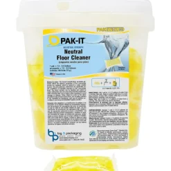 Big 3 Packaging PAK-IT Neutral Floor Cleaner, Floral Scent, Pack Of 100
