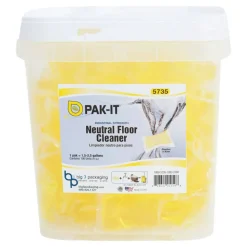 Big 3 Packaging PAK-IT Neutral Floor Cleaner, Floral Scent, Pack Of 100