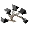 Binder Clips, Medium, 1-1/4" Wide, 5/8" Capacity, Black, Pack Of 144 (12 Boxes Of 12 Clips)