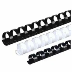 5/8" Binding Combs, 125-Sheet Capacity, Black, Pack Of 100