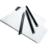 5/8" Binding Combs, 125-Sheet Capacity, Black, Pack Of 25