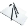 1/2" Binding Combs, 90-Sheet Capacity, Black, Pack Of 25