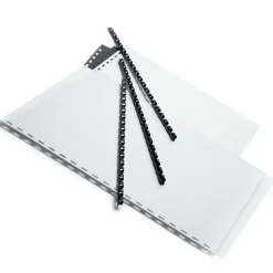 1/4" Binding Combs, 20-Sheet Capacity, Black, Pack Of 100