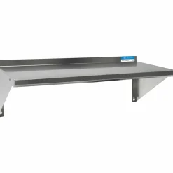 BK Resources Stainless Steel Economy Overshelf, 36w x 12d x 8h, Stainless Steel, Silver, 2/Pallet