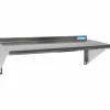 BK Resources Stainless Steel Economy Overshelf, 48w x 12d x 8h, Stainless Steel, Silver, 2/Pallet