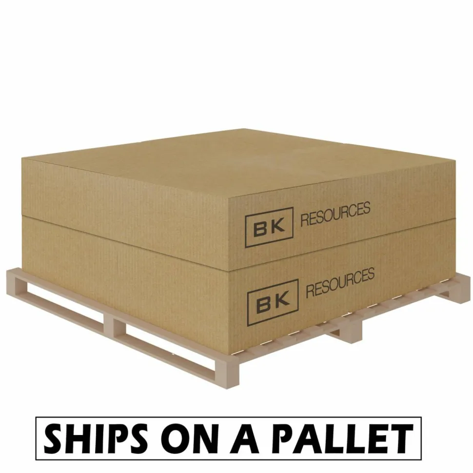 BK Resources Stainless Steel Flat Top Work Tables, 72w x 30d x 36h, Silver, 2/Pallet