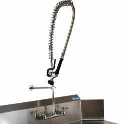 BK Resources WorkForce Prerinse Add-A-Faucet, 8" Height, Chrome