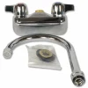 BK Resources WorkForce Standard Duty Faucet, 8" Height/10" Reach, Chrome-Plated Brass