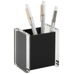 Black Acrylic Pencil Cup