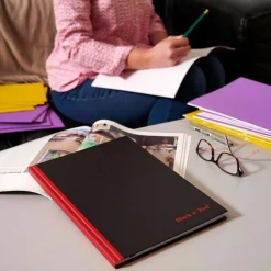 Black n' Red Casebound Hardcover Notebook 3-pack