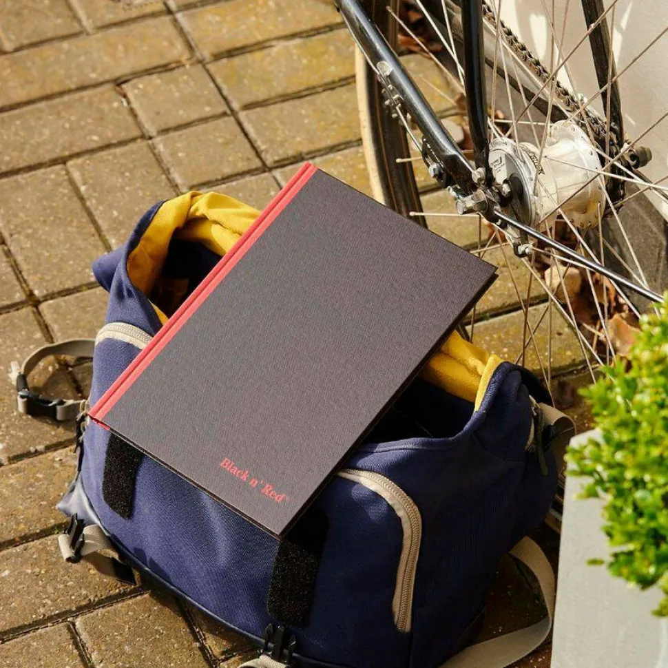Black n' Red Casebound Hardcover Notebook 3-pack