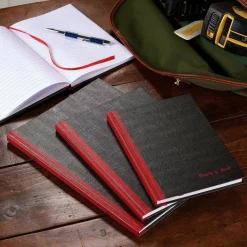 Black n' Red Casebound Hardcover Notebook 3-pack