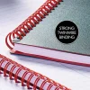 Black n' Red Poly Notebook/Journal, 8 1/4" x 5 7/8", Black/Red, 70 Pages (35 Sheets), (C67009)