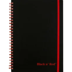 Black n' Red Poly Notebook/Journal, 8 1/4