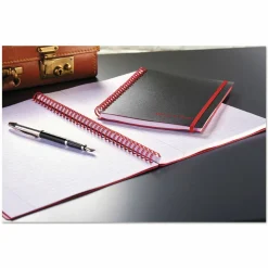 Black n' Red Wirebound Notebook, 8 1/2