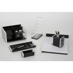 Black Acrylic Business Card Holder