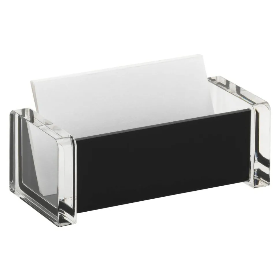 Black Acrylic Business Card Holder