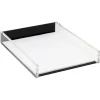 Black Acrylic Paper Tray, Letter Size