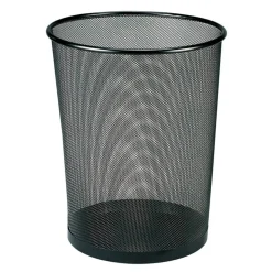 Black Mesh Wastebasket