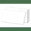 Blank Index Cards, 3" x 5", White, Pack Of 300