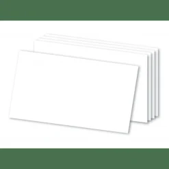 Blank Index Cards, 3" x 5", White, Pack Of 300