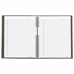 Blueline NotePro Notebook, 1-Subject, Medium/College Rule, Black Cover, (75) 11 x 8.5 Sheets