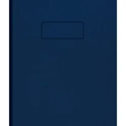 Blueline Business Notebook with Self-Adhesive Labels, 1-Subject, Medium/College Rule, Blue Cover, (192) 9.25 x 7.25 Sheets