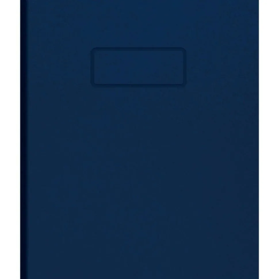Blueline Business Notebook with Self-Adhesive Labels, 1-Subject, Medium/College Rule, Blue Cover, (192) 9.25 x 7.25 Sheets