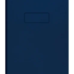 Blueline Business Notebook with Self-Adhesive Labels, 1-Subject, Medium/College Rule, Blue Cover, (192) 9.25 x 7.25 Sheets