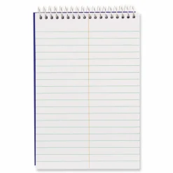 Blueline High-Capacity Steno Pad, Blue Cover, Medium/College Rule, (180) White 6 x 9 Sheets