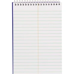 Blueline High-Capacity Steno Pad, Blue Cover, Medium/College Rule, (180) White 6 x 9 Sheets