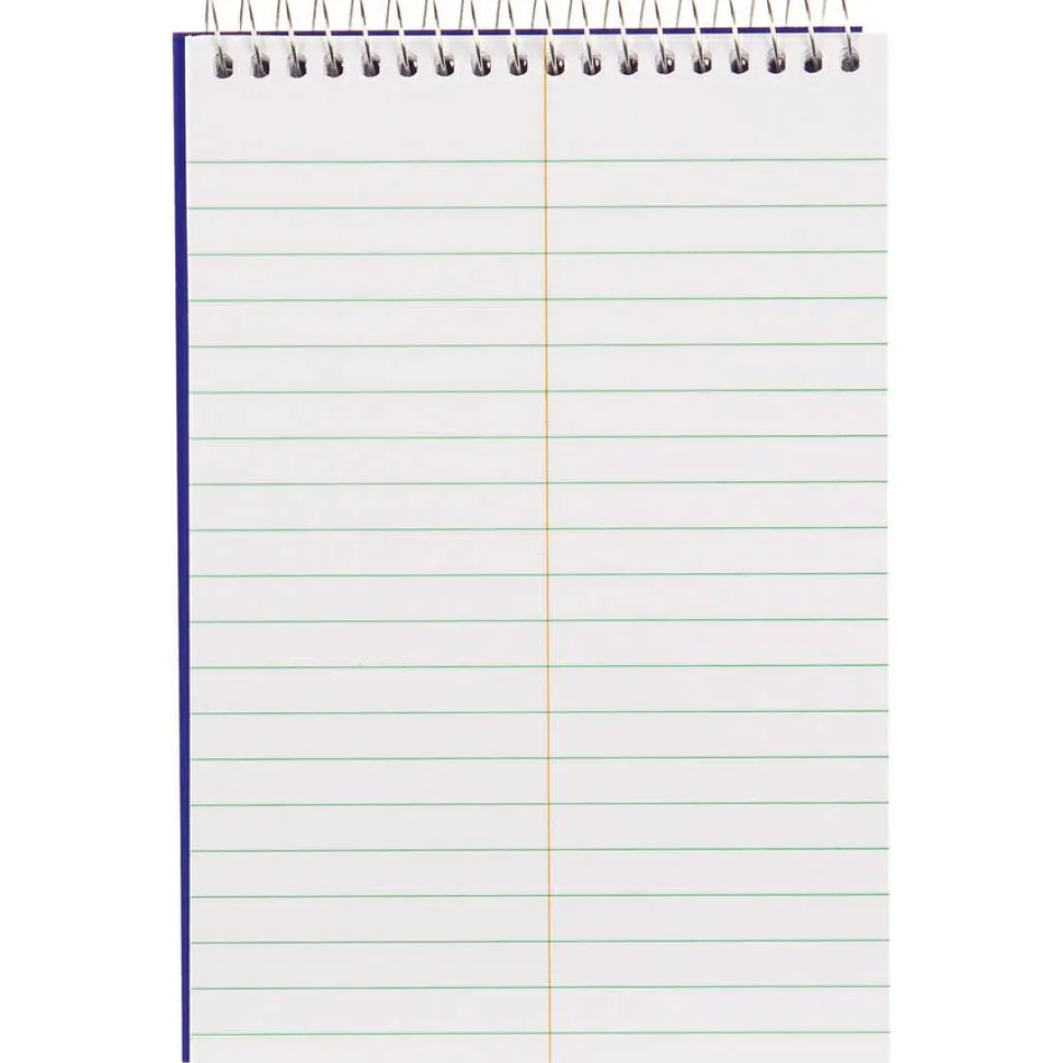 Blueline High-Capacity Steno Pad, Blue Cover, Medium/College Rule, (180) White 6 x 9 Sheets