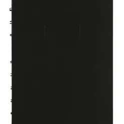 Blueline NotePro Quad Notebook, Data/Lab-Record Format with Narrow and Quadrille Rule Sections, Black Cover, (96) 9.25 x 7.25 Sheets
