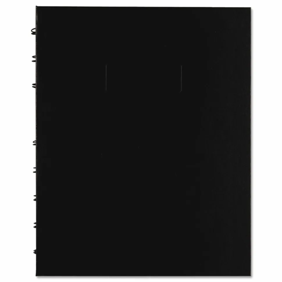Blueline NotePro Quad Notebook, Data/Lab-Record Format with Narrow and Quadrille Rule Sections, Black Cover, (96) 9.25 x 7.25 Sheets