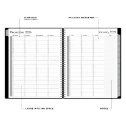 2027 Blue Sky Enterprise Weekly/Monthly Planning Calendar, 8.5x11, , Safety Wirebound Safety, 111289