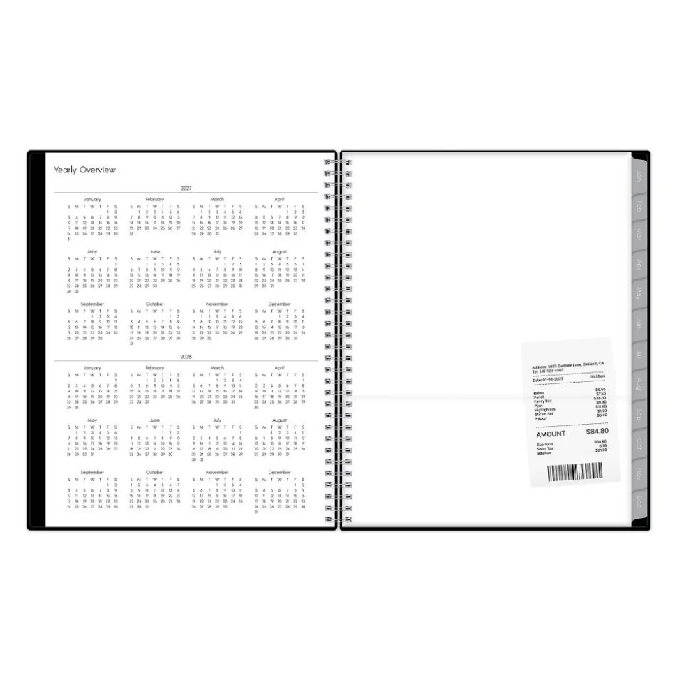 2027 Blue Sky Enterprise Weekly/Monthly Planning Calendar, 8.5x11, 0%, PP, Jan–Dec, RY27