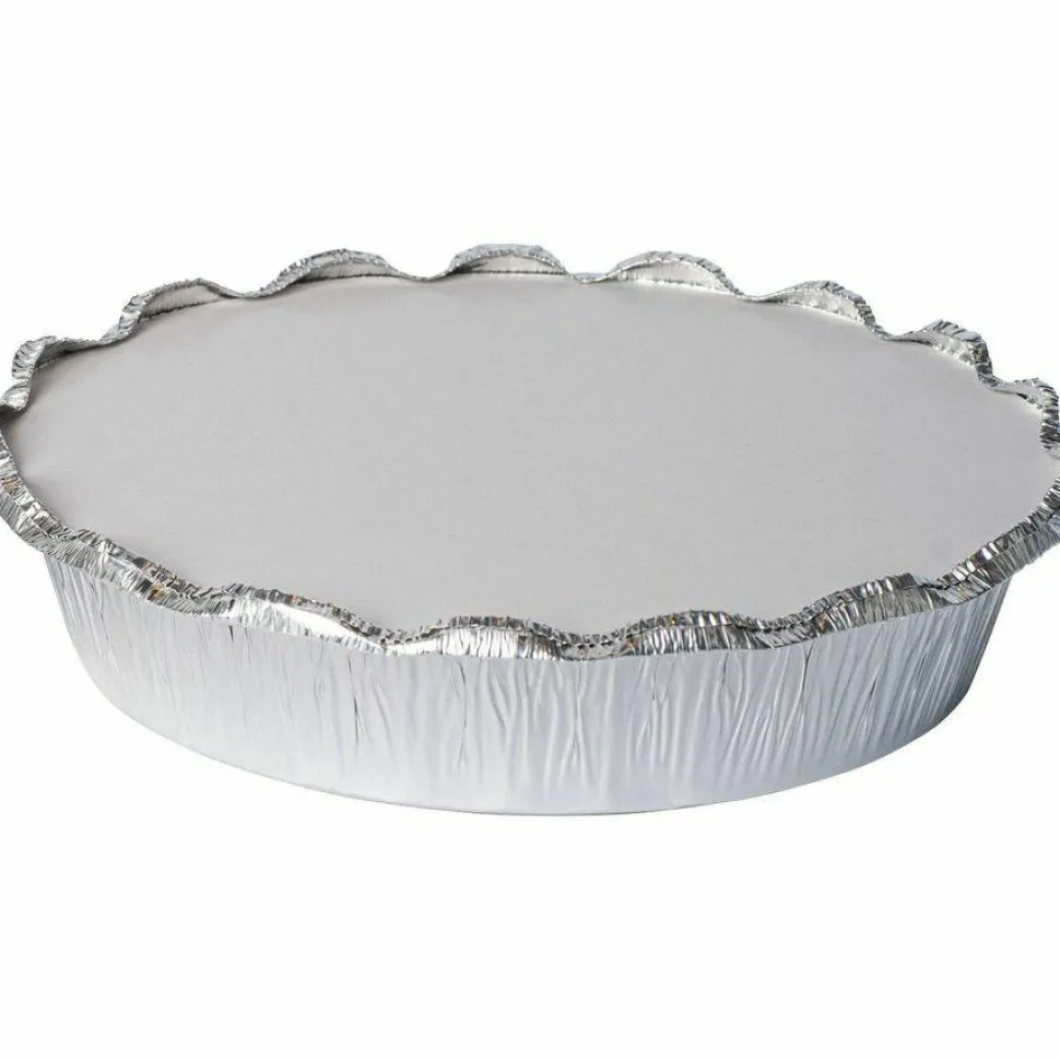 BluTable 9" Round Foil Pan Flat Board Lids