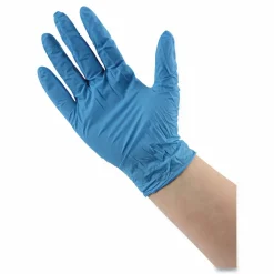 Boardwalk 395 Series Disposable General-Purpose Nitrile Gloves, Powder-Free, Medium, 5 mil Thick, 9.5" Long, Blue, 100/Box, 10 Boxes/CT